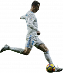 Cristiano Ronaldo football render