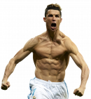 Cristiano Ronaldo football render