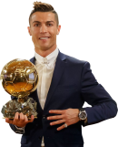 Cristiano Ronaldo Ballon d’Or 2016 football render