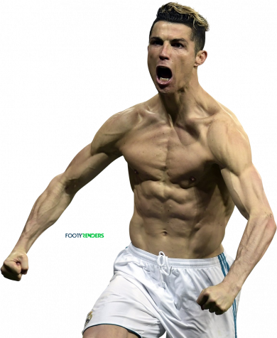 Cristiano Ronaldo Real Madrid football render - FootyRenders