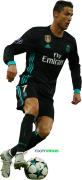 Cristiano Ronaldo football render