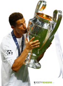 Cristiano Ronaldo football render