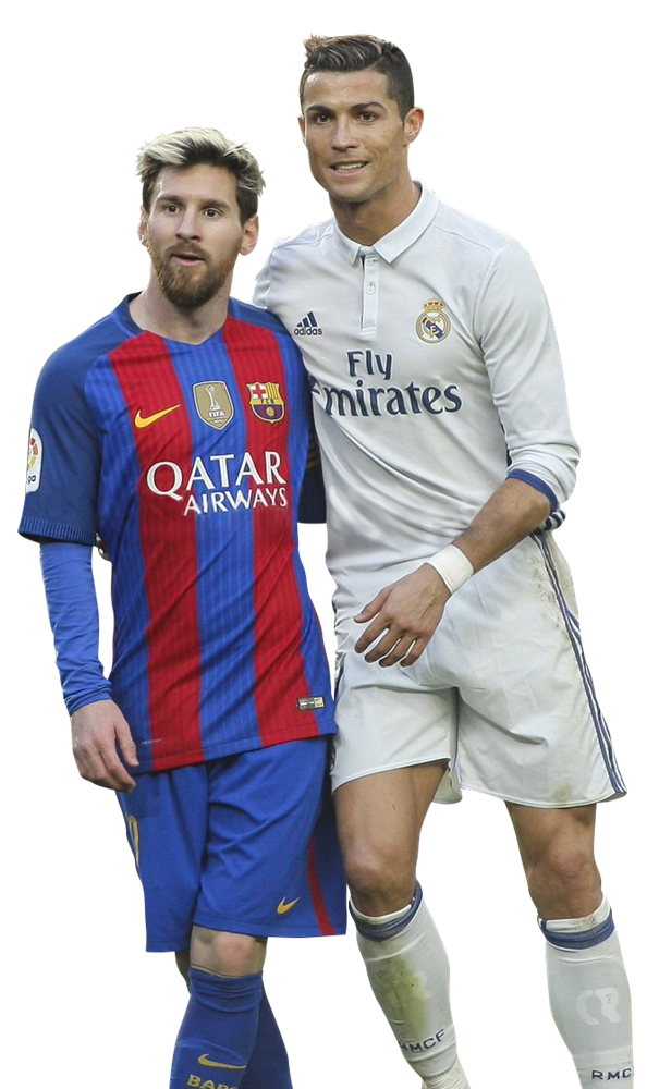 Cristiano Ronaldo & Lionel Messi football render - 32531 - FootyRenders