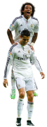 Cristiano Ronaldo & Marcelo football render