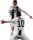 Cristiano Ronaldo & Paulo Dybala football render