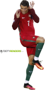 Cristiano Ronaldo football render