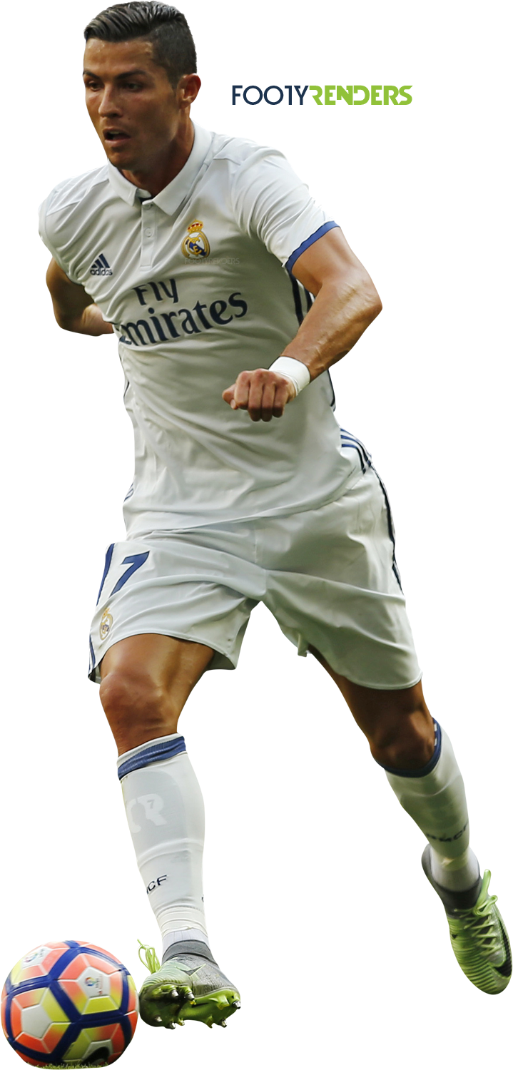 Cristiano Ronaldo Real Madrid Football Render Footyrenders