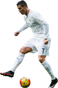 Cristiano Ronaldo football render