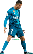 Cristiano Ronaldo football render