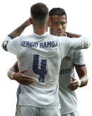 Cristiano Ronaldo & Sergio Ramos football render