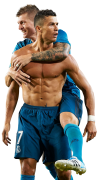 Cristiano Ronaldo & Toni Kroos football render