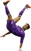 Cristiano Ronaldo football render