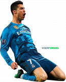 Cristiano Ronaldo football render