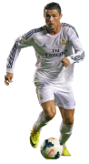 Cristiano Ronaldo football render