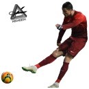 Cristiano Ronaldo football render