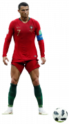 Cristiano Ronaldo football render