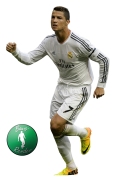 Cristiano Ronaldo football render