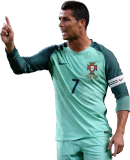 Cristiano Ronaldo football render