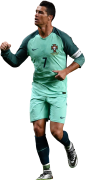 Cristiano Ronaldo football render