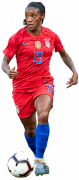 Crystal Dunn football render