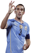 Diego Godin football render