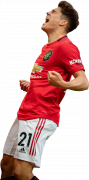 Daniel James football render