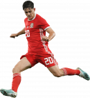 Daniel James football render