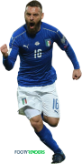 Daniele De Rossi football render