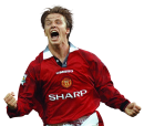 David Beckham football render