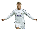 David Beckham football render