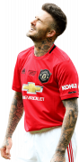 David Beckham football render