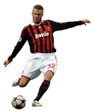 David Beckham football render