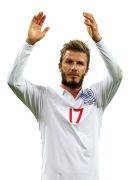 David Beckham football render