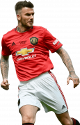 David Beckham football render