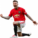 David Beckham football render