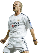 David Beckham football render