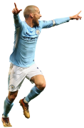 David Silva football render