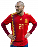 David Silva football render