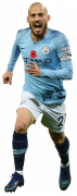 David Silva football render