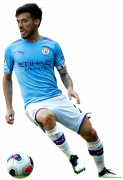 David Silva football render