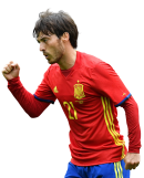 David Silva football render