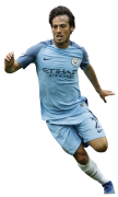 David Silva football render