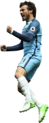 David Silva football render