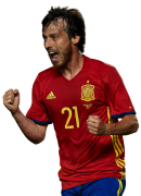 David Silva football render