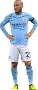 David Silva football render