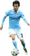 David Silva football render