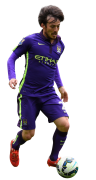 David Silva football render