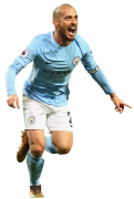 David Silva football render