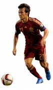 David Silva football render