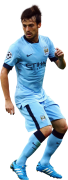 David Silva football render